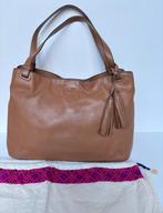 TORY BURCH Bruin leer schouder tas Bag, Sieraden, Tassen en Uiterlijk, Tassen | Damestassen, Ophalen of Verzenden, Zo goed als nieuw