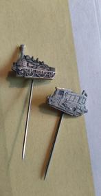 2 NS Trein Speldjes -pins, Verzamelen, Speldjes, Pins en Buttons, Ophalen of Verzenden, Gebruikt, Transport
