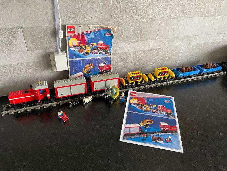 Lego 4563 trein extra lang (2st elke wagon) 9V 9Volt, Kinderen en Baby's, Speelgoed | Duplo en Lego, Zo goed als nieuw, Lego, Ophalen of Verzenden
