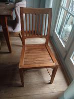 Te koop 4 teak houten stoelen, Antiek en Kunst, Ophalen