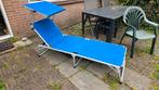 Ligbed / zonnebed goed stevig. Inklapbaar verstelbaar, Tuin en Terras, Ophalen, Zo goed als nieuw, Aluminium, Verstelbaar