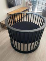 Babybox rond zwart (Europe), Kinderen en Baby's, Boxen, Ophalen, Zo goed als nieuw, Rond, In hoogte verstelbaar