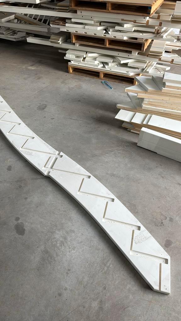 Halfslag trap 3080 hoog dicht, Doe-het-zelf en Verbouw, Ladders en Trappen, Zo goed als nieuw, 2 tot 4 meter, Ophalen of Verzenden