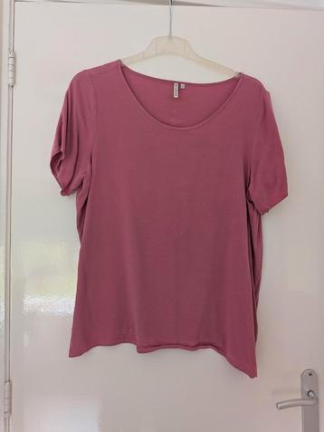 Only Carmakoma Roze T-shirt Maat 46 beschikbaar voor biedingen