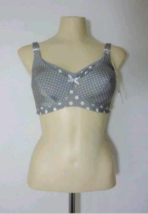 Grijze polkadot voedings bh (80E) zonder beugels van Anita, Kleding | Dames, Ondergoed en Lingerie, BH, Grijs, Verzenden