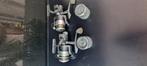 2x Spro freeliner 50 baitrunnermolen + reservespoelen, Ophalen of Verzenden, Zo goed als nieuw, Molen