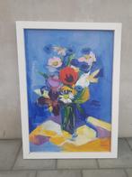 prachtig bloemstilleven gesigneerd H. v Wersch '59, Ophalen of Verzenden