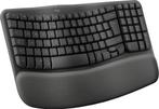 Logitech Wave Keys - Draadloos toetsenbord - Qwerty, Computers en Software, Toetsenborden, Ophalen of Verzenden, Zo goed als nieuw
