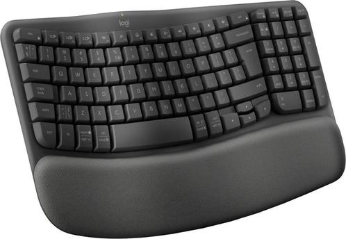 Logitech Wave Keys - Draadloos toetsenbord - Qwerty, Computers en Software, Toetsenborden, Zo goed als nieuw, Qwerty, Draadloos