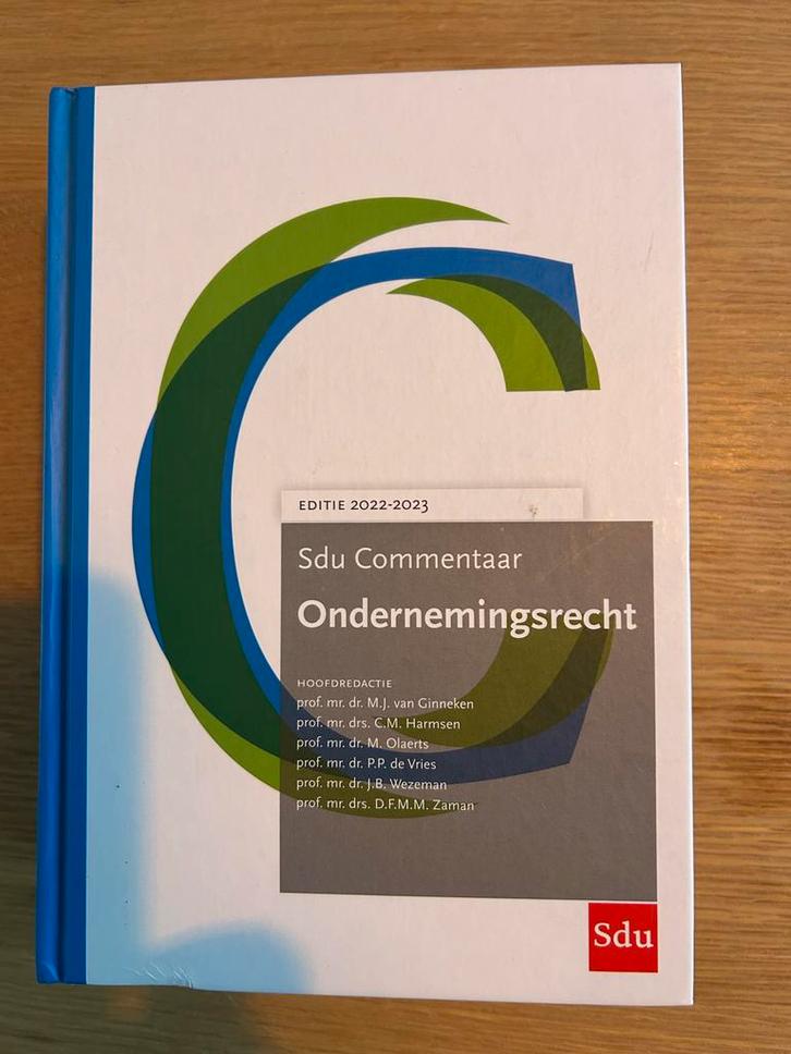 Ondernemingsrecht SDU wettenbundel 2022-2023, Boeken, Wetenschap, Zo goed als nieuw, Sociale wetenschap, Ophalen of Verzenden
