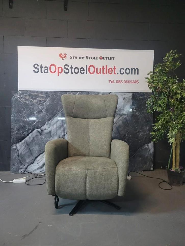 Staopstoel Prominent Sorisso Grijs Stof met Nek verstelbaar, Huis en Inrichting, Fauteuils, Zo goed als nieuw, Stof, 50 tot 75 cm