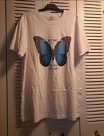 Mister Tee T-shirt - Vlinder - XL, Verzenden, Wit, Mister Tee, Maat 56/58 (XL)