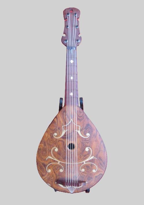 Prachtige muziekdoos mandoline Reuge., Antiek en Kunst, Curiosa en Brocante, Ophalen