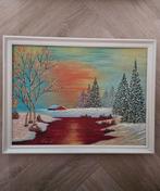 Veerman schilderij inclusief lijst, Antiek en Kunst, Ophalen