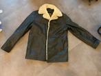 Leren jas, Kleding | Heren, Jassen | Winter, Ophalen of Verzenden, Zo goed als nieuw, Maat 52/54 (L), Bruin