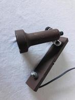 Vintage wandlampje van Herda, minispot in bruin metaal met c, Ophalen of Verzenden, Huis en Inrichting