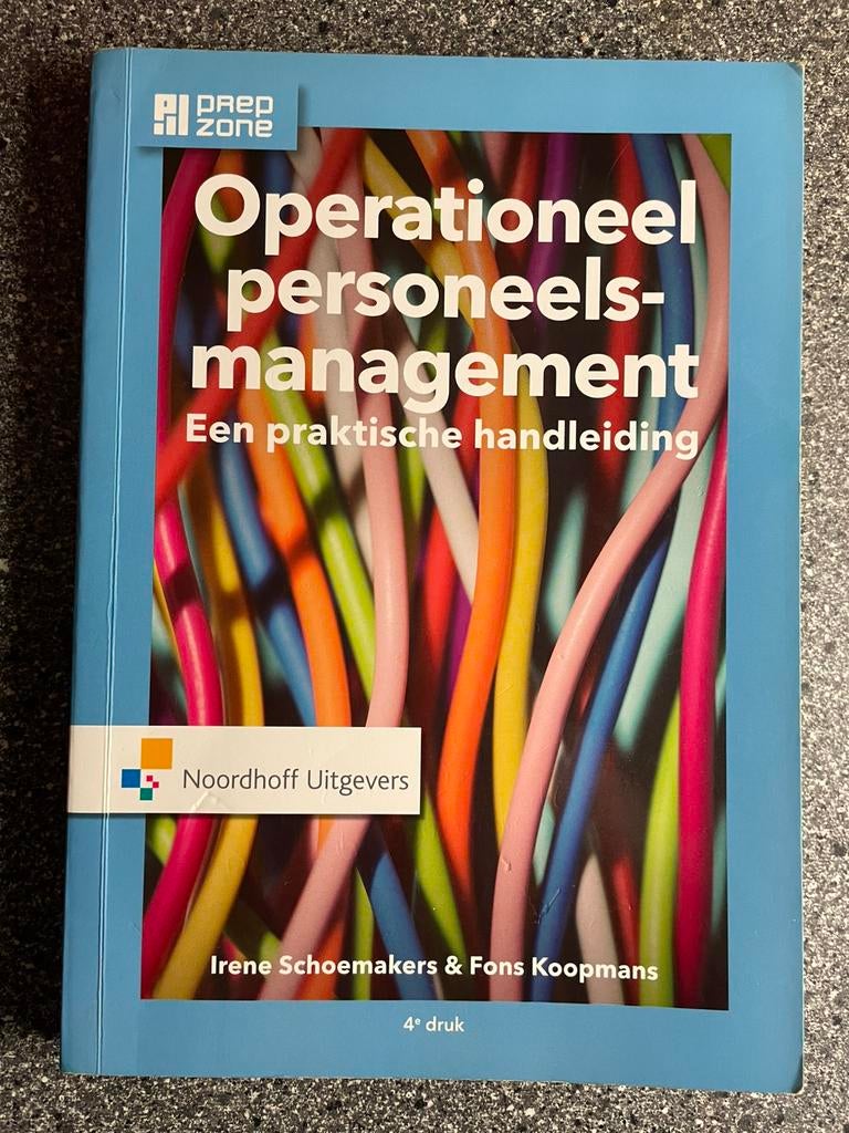 Operationeel personeelsmanagement, Boeken, Ophalen of Verzenden, Zo goed als nieuw