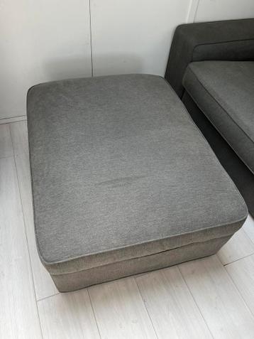 IKEA KIVIK bank + voetenbank donkergrijs – in prima staat - afbeelding 7