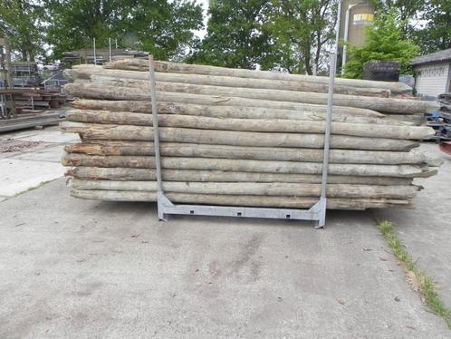 Weidepalen 3a 4 m lang, Tuin en Terras, Palen, Balken en Planken, Gebruikt, Palen, 250 cm of meer, Ophalen