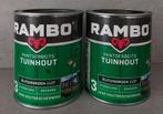 Nieuw: Rambo pantserbeits voor tuinhout Rijtuiggroen 1127, Nieuw, Beits, Ophalen of Verzenden, Minder dan 5 liter