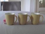 3 Noritake Colorwave Yellow / geel Bekers, Ophalen of Verzenden, Zo goed als nieuw, Keramiek, Overige stijlen