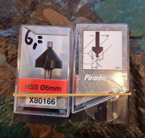 13 Nieuwe Piranha houtfrezen, Doe-het-zelf en Verbouw, Gereedschap | Freesmachines, Nieuw, Ophalen of Verzenden