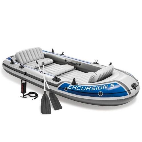 Intex Excursion 5 COMPLEET, Watersport en Boten, Kano's, Zo goed als nieuw, Overige typen, Ophalen