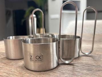 ZACK theehoudefs Set van 4 RVS beschikbaar voor biedingen