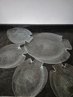 Vintage Arcoroc France visschalen, Huis en Inrichting, Keuken | Servies, Gebruikt, Ophalen of Verzenden, Overige stijlen, Glas