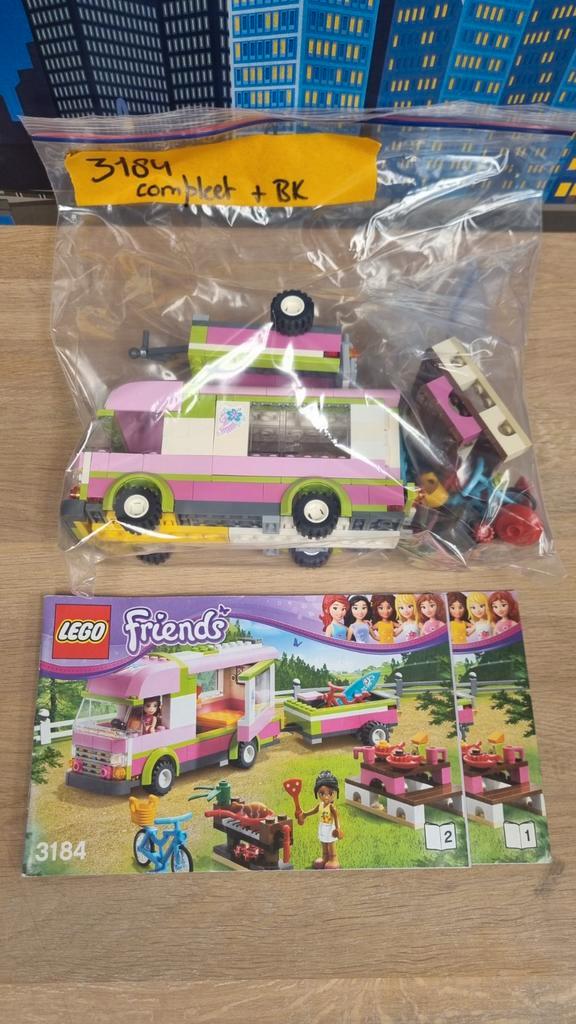 Lego Friends 3184 Avonturen Camper, Kinderen en Baby's, Speelgoed | Duplo en Lego, Zo goed als nieuw, Lego, Complete set, Ophalen of Verzenden