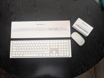 Apple Magic Keyboard with numeric pad & Magic Mouse 2 beschikbaar voor biedingen