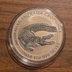 Krokodil 2014 1oz, Postzegels en Munten, Edelmetalen en Baren, Ophalen of Verzenden, Zilver