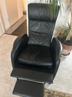 Comfortabele relaxstoel, Huis en Inrichting, Fauteuils, Ophalen of Verzenden, Gebruikt, Leer, 75 tot 100 cm
