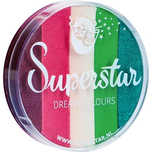 schmink  Superstar Dream Colours Flower splitcake groot, Hobby en Vrije tijd, Feestartikelen, Nieuw, Schmink, Carnaval, Ophalen of Verzenden