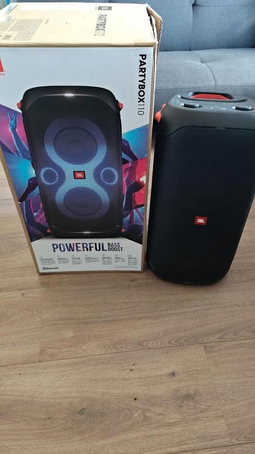 JBL Partybox 110 - Nieuwstaat!, Audio, Tv en Foto, Luidsprekers, Zo goed als nieuw, Overige typen, 120 watt of meer, JBL, Ophalen of Verzenden