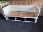 IKEA hemnes bedbank wit compleet, Huis en Inrichting, 80 cm, Gebruikt, Wit, Hout