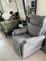 Moderne fauteuil relaxfauteuil grijs Nieuwstaat, Ophalen, 75 tot 100 cm, Zo goed als nieuw, 50 tot 75 cm