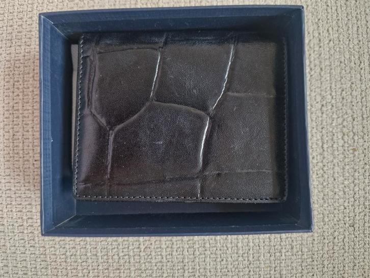 Leren Organizer Succes, Sieraden, Tassen en Uiterlijk, Portemonnees, Zo goed als nieuw, Overige merken, Zwart, Leer, Ophalen of Verzenden