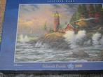 2 puzzels Thomas Kinkade 1000 stukjes, Hobby en Vrije tijd, Denksport en Puzzels, Ophalen of Verzenden, 500 t/m 1500 stukjes, Zo goed als nieuw