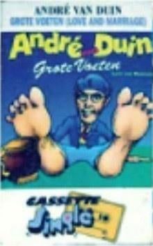 Gezocht Cassette Single André van Duin - Grote Voeten, Cd's en Dvd's, Cassettebandjes, Zo goed als nieuw, Nederlandstalig, 1 bandje