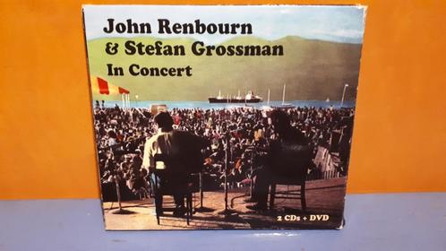 John Renbourn (Pentangle) & Stefan Grossman – In Concert 2CD, Cd's en Dvd's, Cd's | Jazz en Blues, Gebruikt, Blues, 1980 tot heden