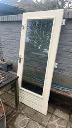 Buiten deur 83,5 bij 1.92, Doe-het-zelf en Verbouw, Kozijnen en Schuifpuien, Gebruikt, Deurkozijn, 150 tot 225 cm, Inclusief glas