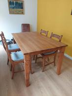 Teak houten eettafel - 150x90 cm, Huis en Inrichting, Tafels | Eettafels, Ophalen of Verzenden