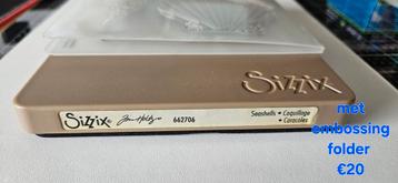 Sizzix/Tim Holtz snijmallen + embossing folder  beschikbaar voor biedingen
