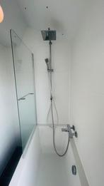 Doucheset en glazenwand, Huis en Inrichting, Badkamer | Complete badkamers, Ophalen, Gebruikt, Met douche