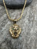 Prachtige 14k koningsketting met leeuwkop, Ophalen of Verzenden, Nieuw, Goud