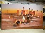 Groot Schilderij Marrakech - Prachtig Kunstwerk, Ophalen of Verzenden