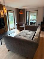 Bretz Monster Loungebank + Fauteuils met Gouden Leeuwenpoten, Ophalen, Gebruikt, 125 tot 150 cm, 125 cm of meer