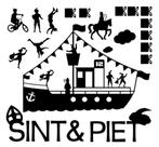 Herbruikbare raamstickers Sinterklaas en Kerstmis, Ophalen of Verzenden, Nieuw