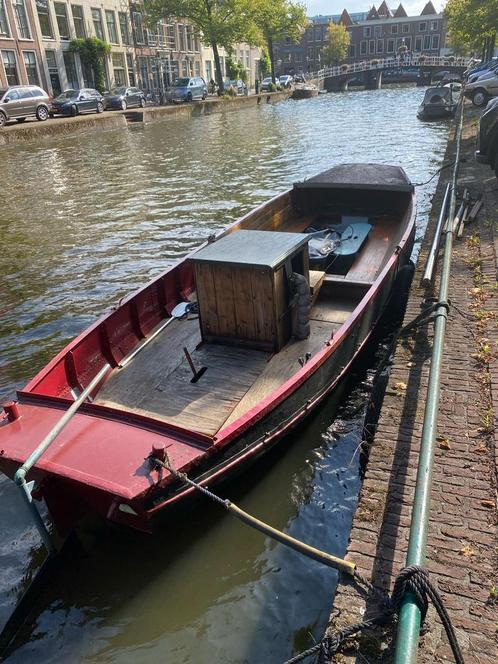 Melkschouw 7 meter €2800, Watersport en Boten, Sloepen, Zo goed als nieuw, 6 meter of meer, Binnenboordmotor, Diesel, Staal, Ophalen